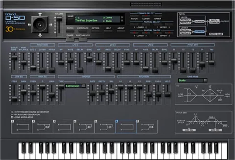 Roland Cloud - D-50 Synthesiser Software