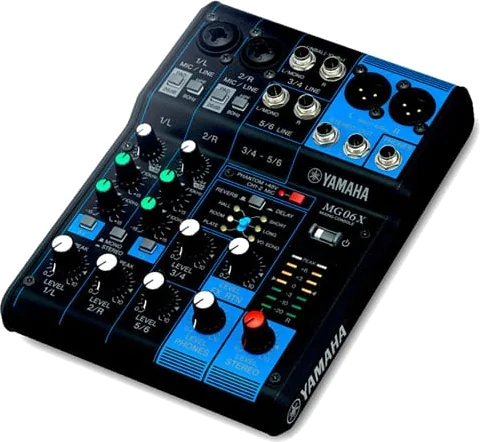 Yamaha - MG06X 6-channel Mixer with Effects