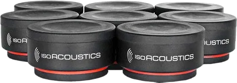 IsoAcoustics - 'ISO-PUCK mini' Isolating Speaker Feet (Set of 8)