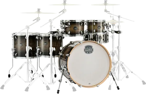 Mapex - Armory 6-Piece Studioease Fast Shell Pack (Black Dawn)