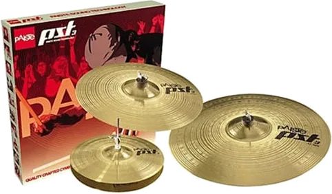 Paiste PST3 Universal Cymbal Set 14” Hi-hats, 16” crash, 20” ride