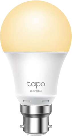 tp-link Tapo L510B Smart WiFi Light Bulb B22 UK Bayonet Dimmable White
