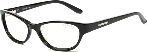 GUNNAR Optiks Jewel +2 Anti Blue-Light Onyx Clear Tint Women's Computer Glasses