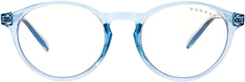 Gunnar Attaché Gaming Anti Blue/UV Computer Glasses - Blue Crystal Frame + Clear Tint Lens Unisex