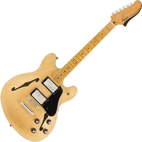 Squier - Classic Vibe Starcaster - Natural, HH, No Tremolo, Maple Fingerboard.