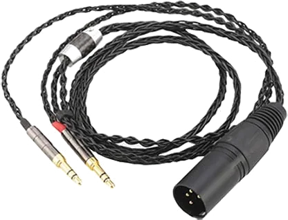 Scan - 2M 4pin XLR to 2x 3.5mm Balanced Headphone Cable