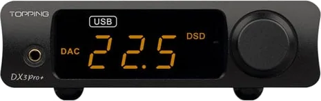 Topping - DX3Pro+ DAC & Headphone Amplifier - Black