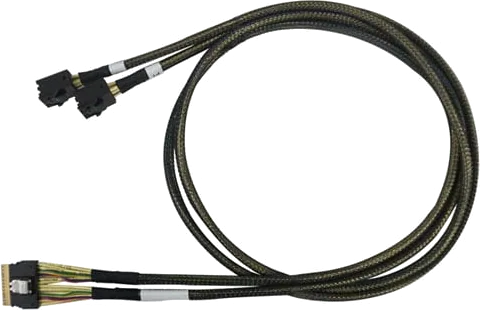 Highpoint 8654-8643-210 SFF-8654 to 2x SFF-8643 NVMe Cable 1m