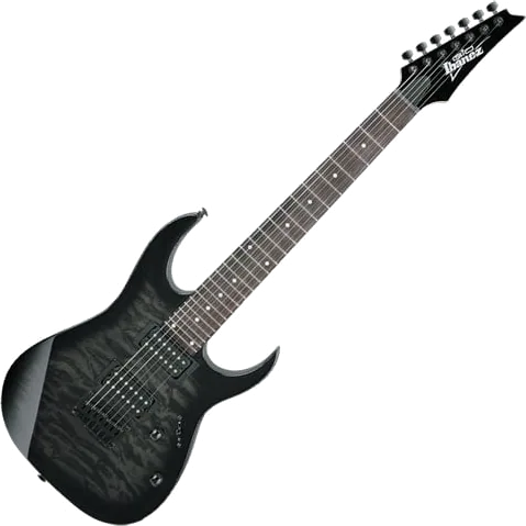 Ibanez - GRG7221QA 7 String - Transparent Black Sunburst