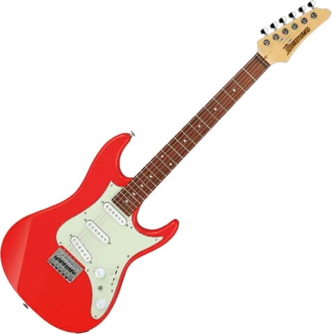 Ibanez - AZES31 - Vermilion, SSS, No Tremolo, Jatoba Fingerboard.