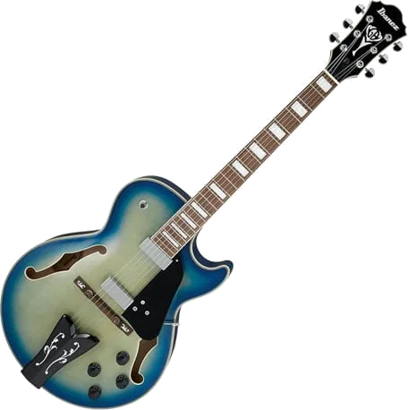 Ibanez - George Benson Signature GB10EM - Jet Blue Burst