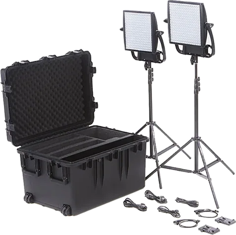 Litepanels Astra 6X Bi-Colour LED Panel Traveler Duo V Mount Kit