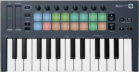Novation - FLkey Mini, 25 Key MIDI Keyboard Controller for FL Studio