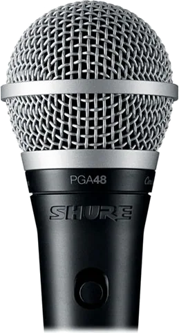 Shure PGA48 Microphone with XLR to Jack Cable