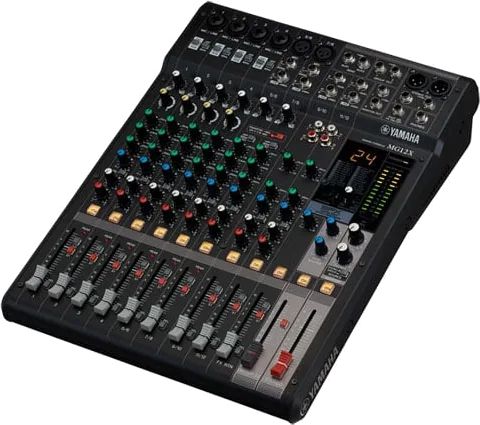 Yamaha - MG12X CV- 12-Channel Mixing Console With SPX
