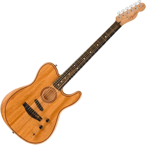 Fender - American Acoustasonic Telecaster All-Mahogany, Natural