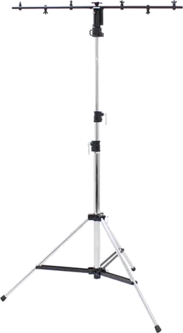 Equinox Chrome 3 Section Lighting Stand