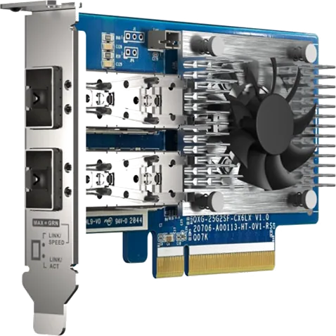 QNAP QXG-25G2SF-CX6