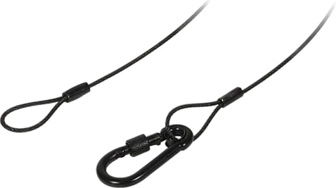 Equinox 75cm Black Stainless Steel Safety Wire 25kg