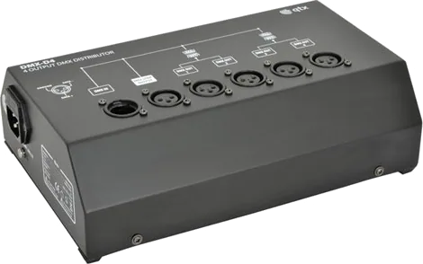 QTX 4 Way DMX Booster/Distributor