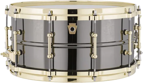 Ludwig LB417BT 14x6.5" Black Beauty Snare Drum with Brass Hardware