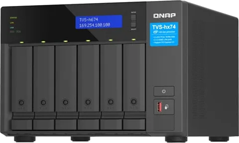 QNAP 6 Bay TVS-h674 Core i3 16GB Desktop NAS Enclosure
