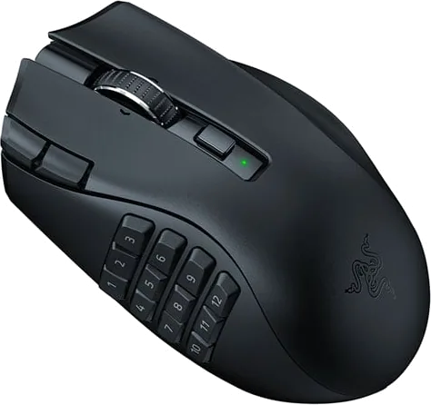 Razer Naga V2 Hyperspeed Black Optical Wireless MMO Gaming Mouse