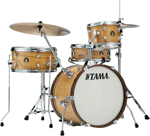 Tama Club JAM Compact 4 Pc Drum Kit With Hardware 18" Bass Drum Satin Blonde