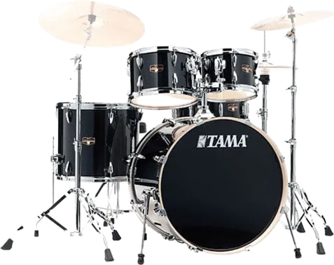 Tama Imperialstar Acoustic Drum Kit 20" with Hardware - Hairline Black