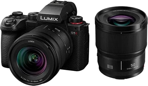 Panasonic Lumix S5II Mirrorless Camera with S 20-60mm + 50mm Lenses