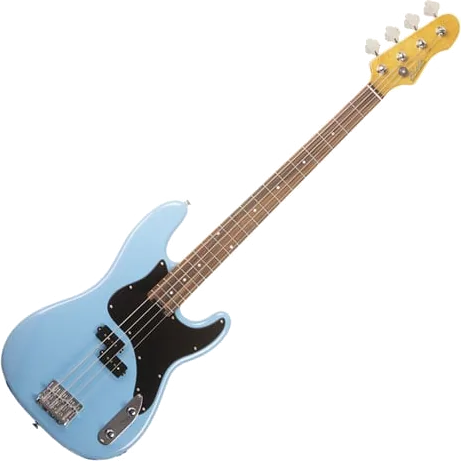 Blade Austin Classic Bass, Sonic Blue, Pau Ferro FB, Chrome Parts