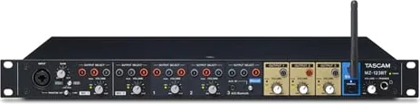Tascam MZ-123BT Compact Zone Mixer With Bluetooth, For Commercial Retail Applications, 2 x Microphone and 2 x Line Input