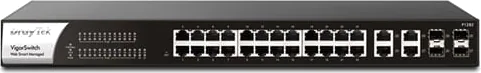 Draytek VigorSwitch P1282 28 Port PoE+ Gigabit Switch