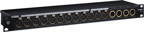 Black Lion Audio PBR XLR 16-Point Patchbay