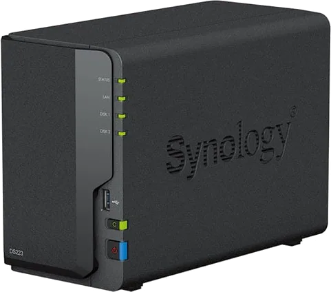 Synology DiskStation DS223 2 Bay Desktop NAS Enclosure