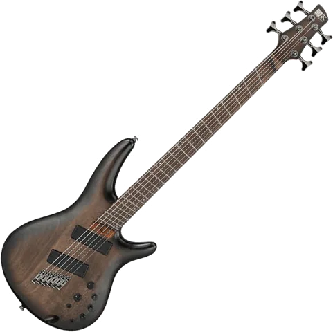 Ibanez SRC6MS 6-String Bass Guitar - Black Stained Burst