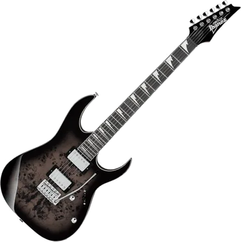 Ibanez GRG220PA1 Electric Guitar - Transparent Brown Black Burst