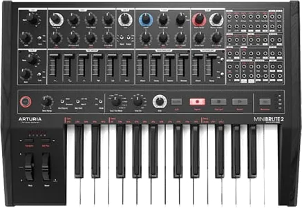 Arturia MiniBrute 2 Noir Analogue Synthesizer Special Edition