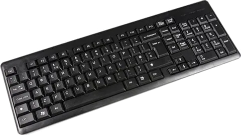 Xclio Wireless Keyboard Slim with Nano USB Black + FREE Wireless Mouse Bundle