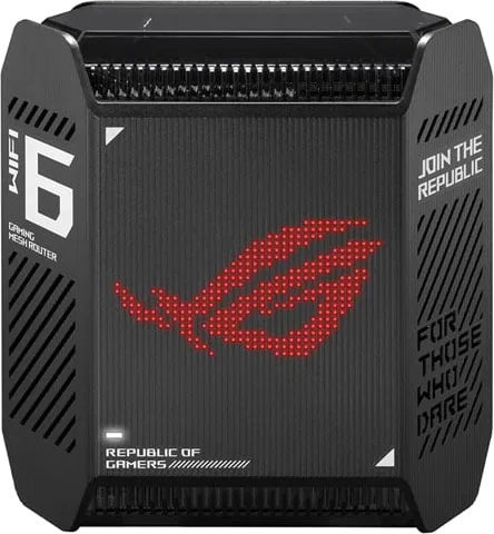 ASUS ROG Rapture Tri-Band GT6 AiMesh Ready Black Gaming Router - Single