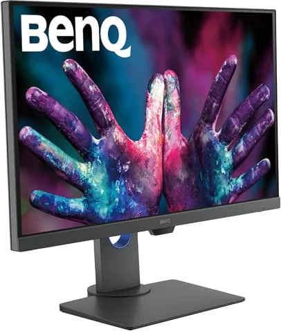 27" BenQ PD2705Q DesignVue Monitor, IPS, 100% sRGB/Rec.709, 2560x1440, 60Hz, 5ms, 1000:1, HDR10, KVM, HDMI/DP/USB