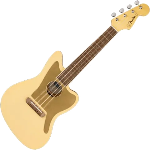 Fender FSR Fullerton Jazzmaster Uke, Vintage White