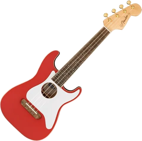 Fender FSR Fullerton Strat Uke, Fiesta Red