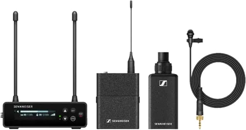 Sennheiser EW-DP ENG SET (S1-7), Wireless Digital Lavalier Set With SKP Digital Plug-On Transmitter, 606.2 - 662 MHz
