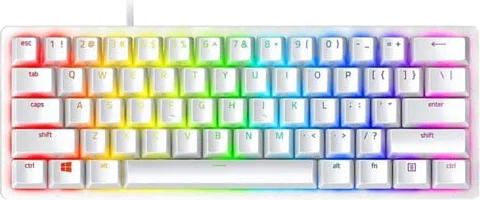 Razer Huntsman Mini RGB Optical Red Switch White Gaming Keyboard