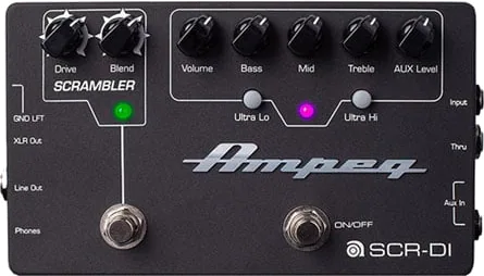 Ampeg SCR-DI Bass Preamp with Scrambler Overdrive Pedal