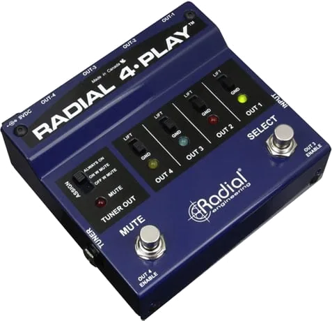 Radial 4-Play Multi-Output DI Box
