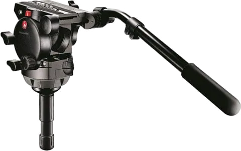 Manfrotto 526 Professional Fluid Video Head, 100 Ball, 1/4" Screw, 3/8" Screw, 16kg Payload, 8-15kg Counterbalance