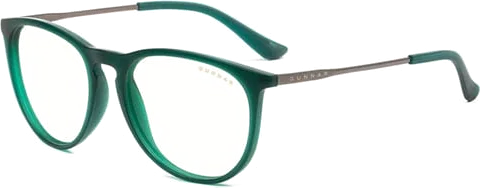 GUNNAR Optiks Menlo Blue Light Filter Glasses, Emerald, Clear Tint