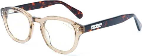 GUNNAR Optiks Emery Blue Light Filter Glasses, Rose Tortoise, Clear Tint